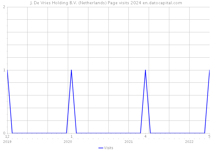 J. De Vries Holding B.V. (Netherlands) Page visits 2024 