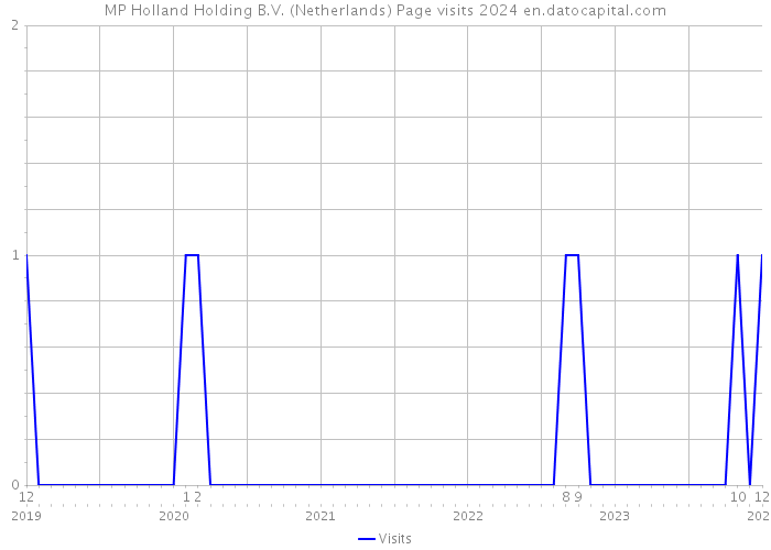 MP Holland Holding B.V. (Netherlands) Page visits 2024 