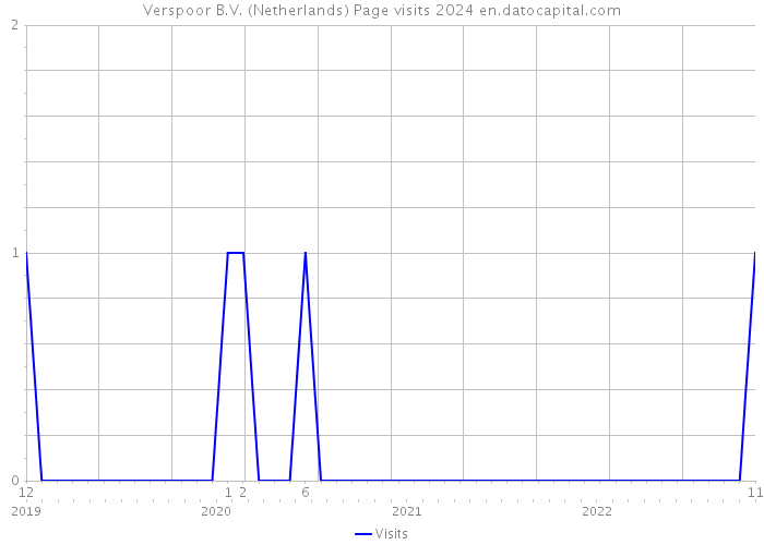 Verspoor B.V. (Netherlands) Page visits 2024 