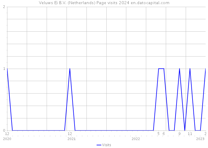 Veluws Ei B.V. (Netherlands) Page visits 2024 