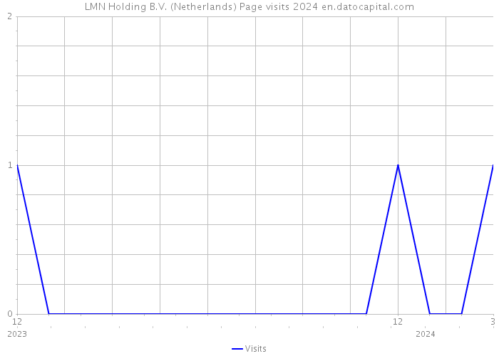 LMN Holding B.V. (Netherlands) Page visits 2024 