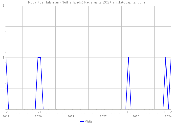 Robertus Hulsman (Netherlands) Page visits 2024 