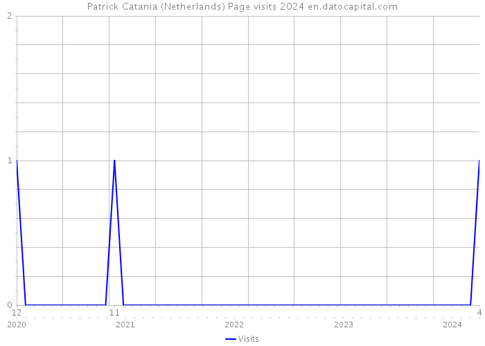 Patrick Catania (Netherlands) Page visits 2024 