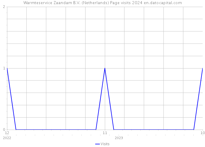 Warmteservice Zaandam B.V. (Netherlands) Page visits 2024 