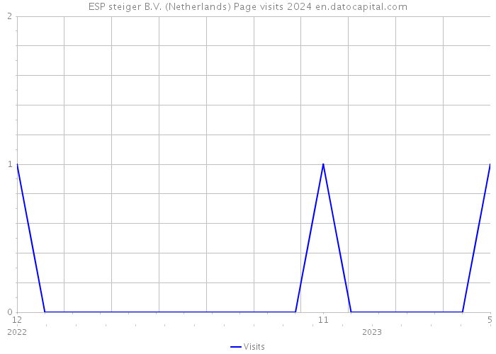 ESP steiger B.V. (Netherlands) Page visits 2024 