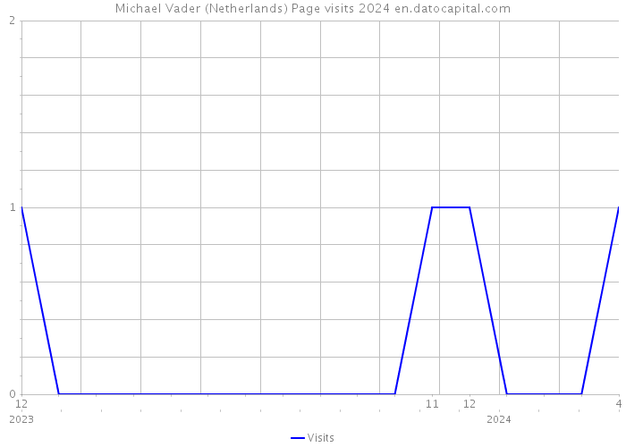 Michael Vader (Netherlands) Page visits 2024 