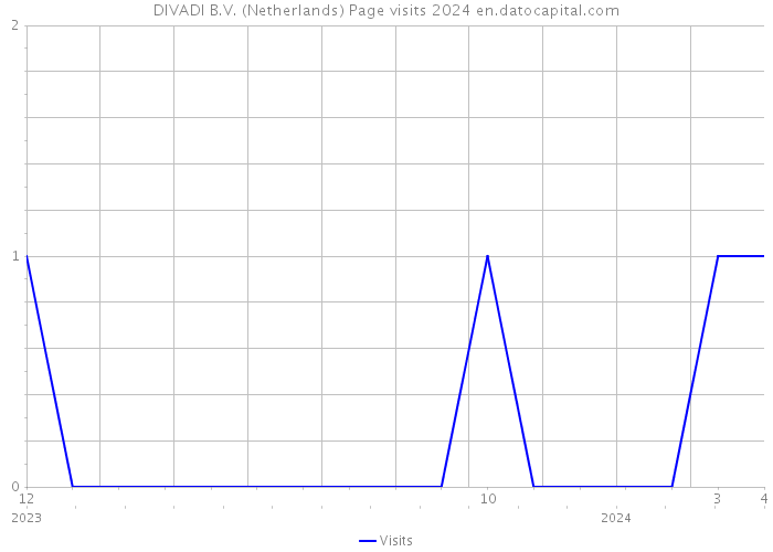 DIVADI B.V. (Netherlands) Page visits 2024 