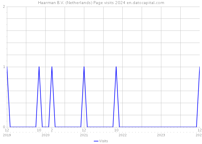 Haarman B.V. (Netherlands) Page visits 2024 