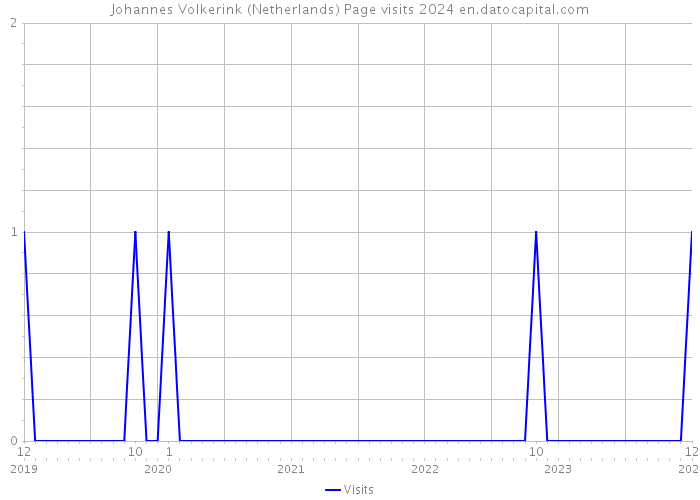 Johannes Volkerink (Netherlands) Page visits 2024 