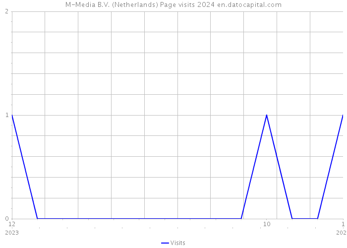 M-Media B.V. (Netherlands) Page visits 2024 