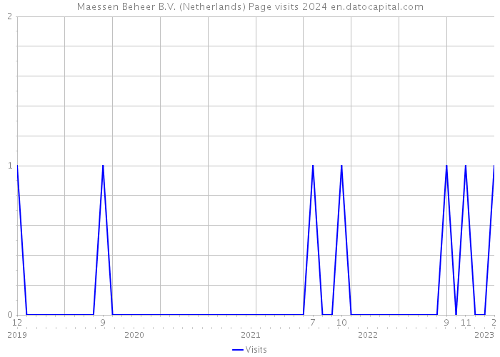 Maessen Beheer B.V. (Netherlands) Page visits 2024 