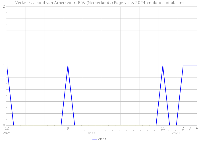 Verkeersschool van Amersvoort B.V. (Netherlands) Page visits 2024 