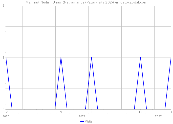Mahmut Nedim Umur (Netherlands) Page visits 2024 