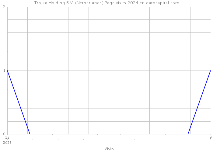 Trojka Holding B.V. (Netherlands) Page visits 2024 