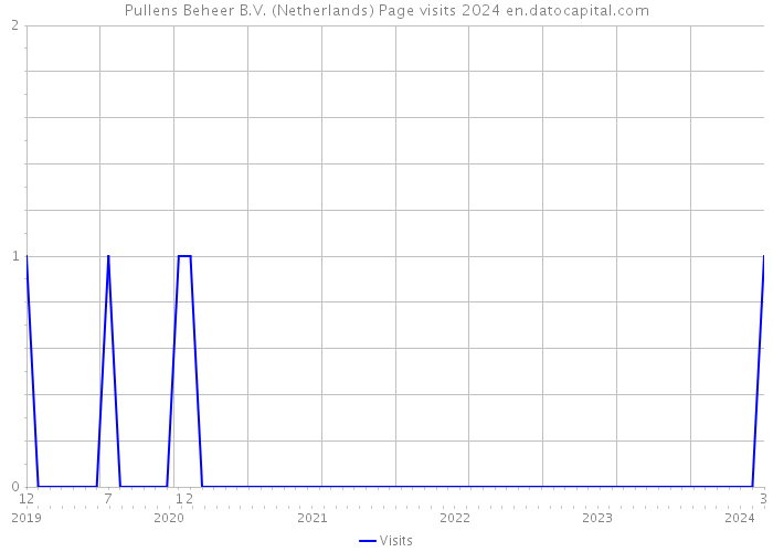 Pullens Beheer B.V. (Netherlands) Page visits 2024 