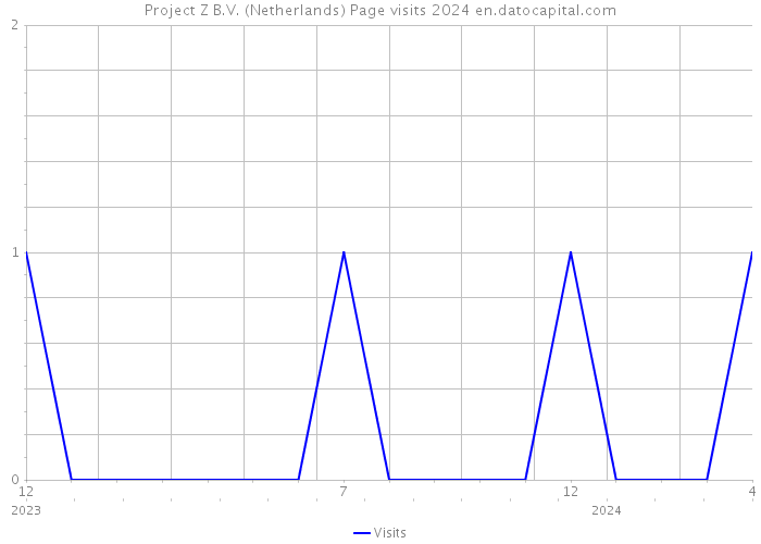 Project Z B.V. (Netherlands) Page visits 2024 