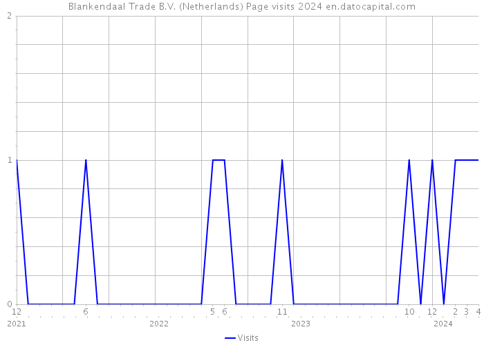 Blankendaal Trade B.V. (Netherlands) Page visits 2024 
