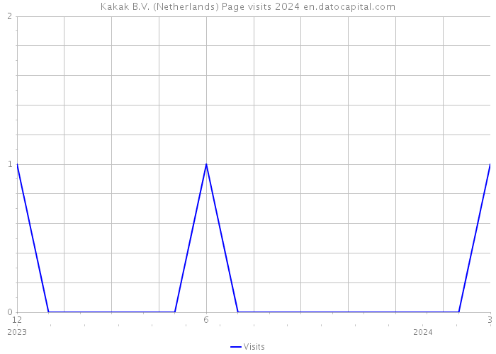 Kakak B.V. (Netherlands) Page visits 2024 