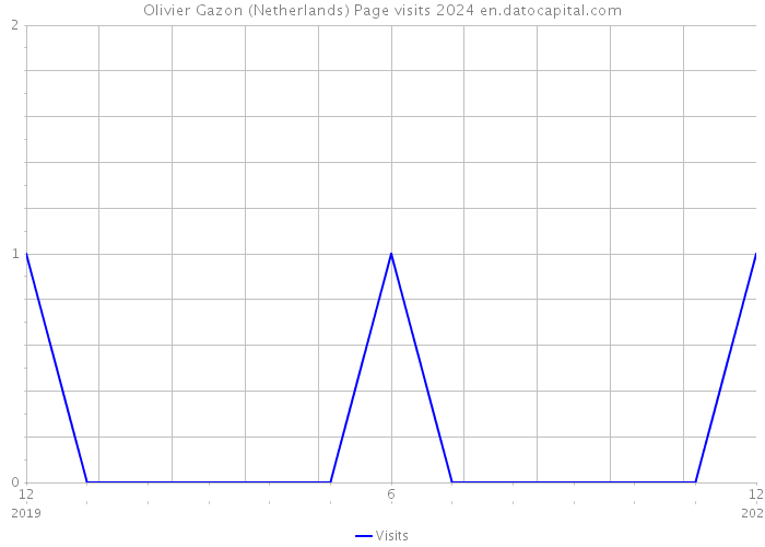 Olivier Gazon (Netherlands) Page visits 2024 