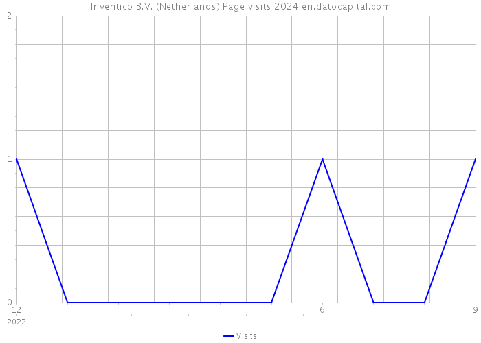 Inventico B.V. (Netherlands) Page visits 2024 