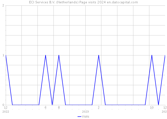 ECI Services B.V. (Netherlands) Page visits 2024 