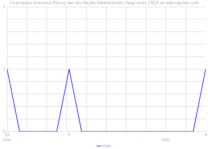 Coenradus Antonius Petrus van der Heyde (Netherlands) Page visits 2024 