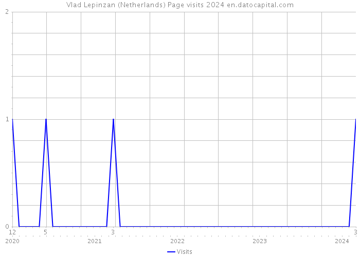 Vlad Lepinzan (Netherlands) Page visits 2024 