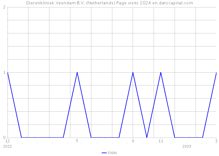 Dierenkliniek Veendam B.V. (Netherlands) Page visits 2024 