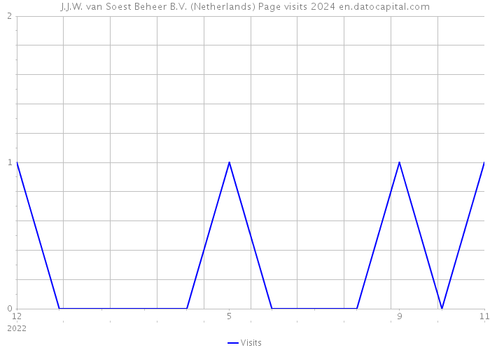 J.J.W. van Soest Beheer B.V. (Netherlands) Page visits 2024 