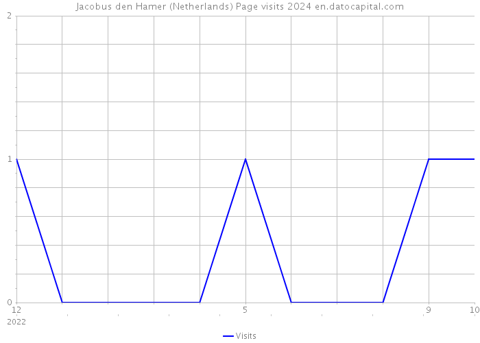Jacobus den Hamer (Netherlands) Page visits 2024 