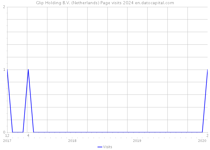 Glip Holding B.V. (Netherlands) Page visits 2024 