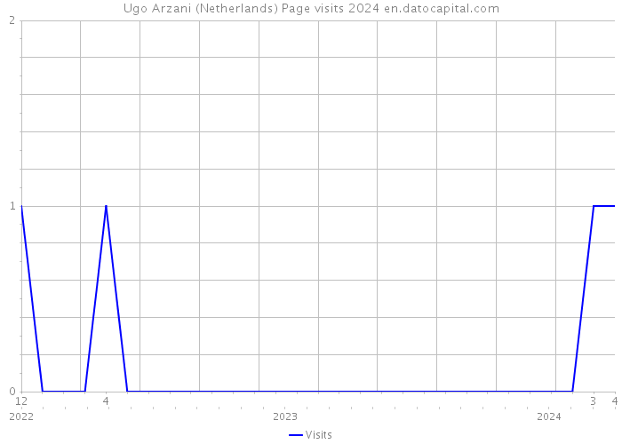 Ugo Arzani (Netherlands) Page visits 2024 