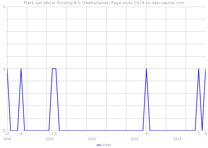 Mark van Wezel Holding B.V. (Netherlands) Page visits 2024 