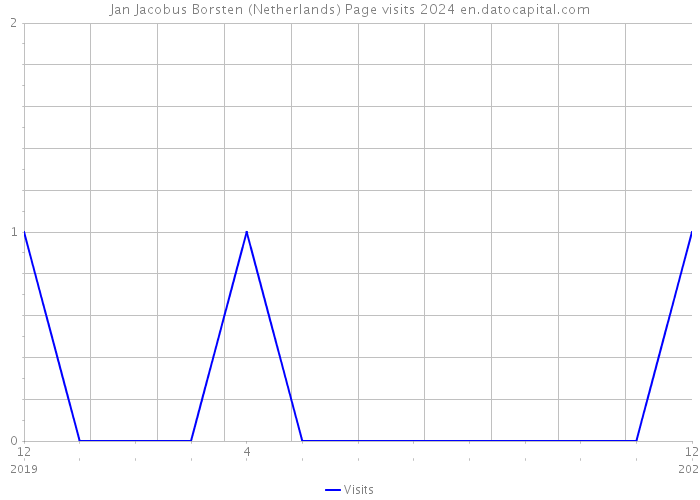 Jan Jacobus Borsten (Netherlands) Page visits 2024 