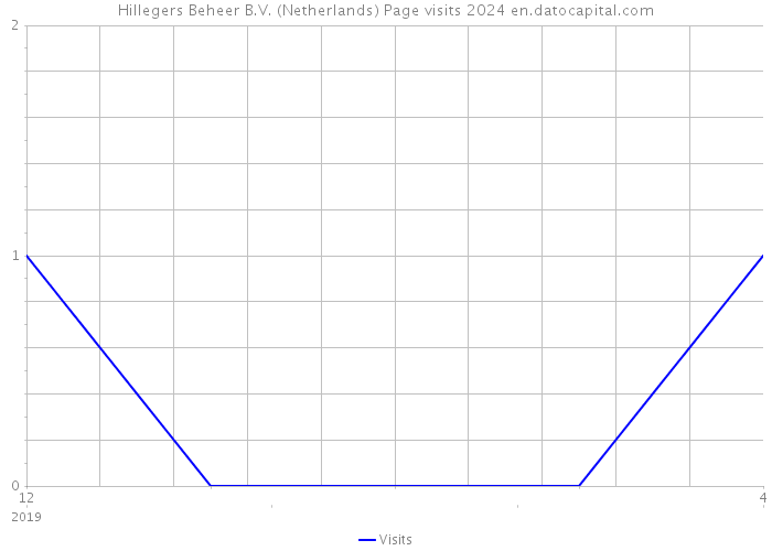 Hillegers Beheer B.V. (Netherlands) Page visits 2024 