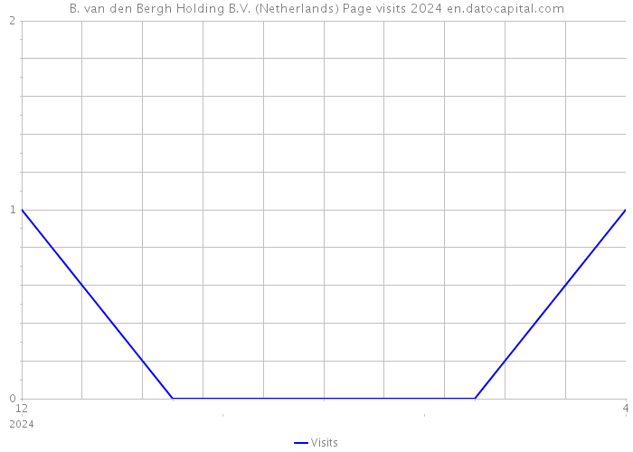 B. van den Bergh Holding B.V. (Netherlands) Page visits 2024 