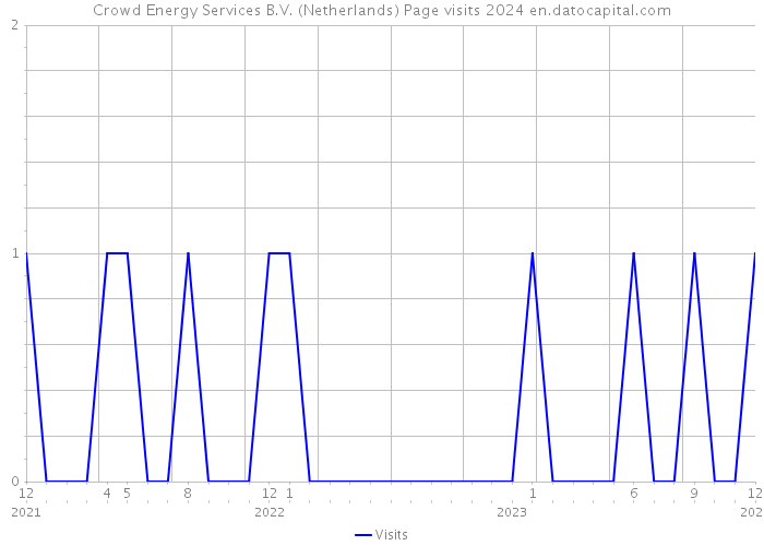 Crowd Energy Services B.V. (Netherlands) Page visits 2024 