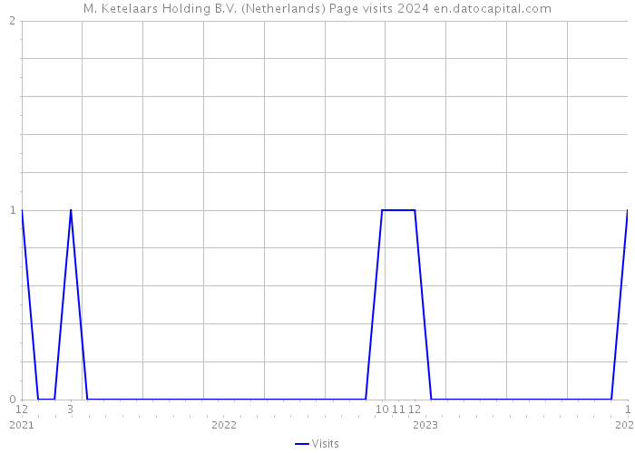 M. Ketelaars Holding B.V. (Netherlands) Page visits 2024 
