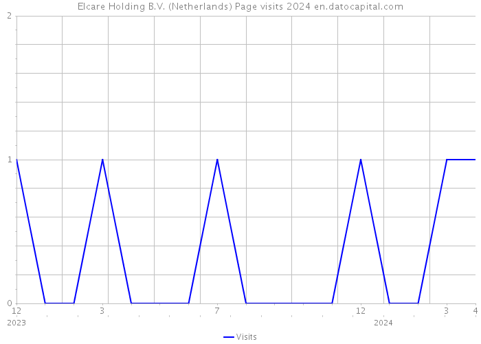 Elcare Holding B.V. (Netherlands) Page visits 2024 