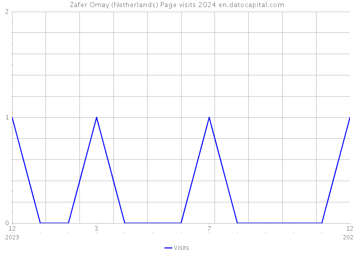 Zafer Omay (Netherlands) Page visits 2024 