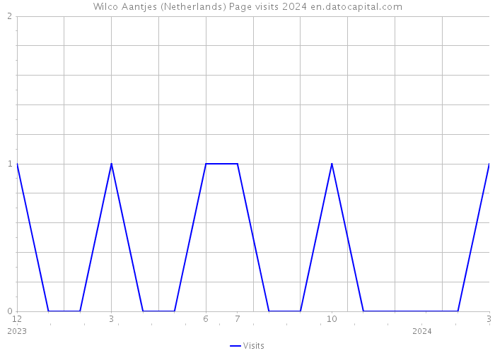Wilco Aantjes (Netherlands) Page visits 2024 
