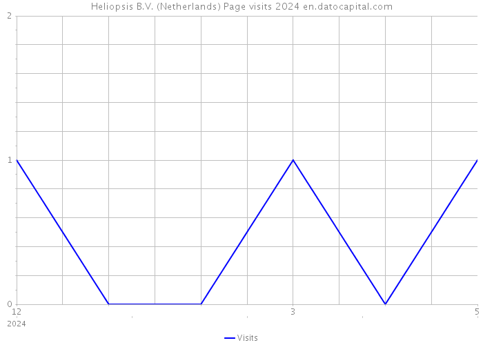 Heliopsis B.V. (Netherlands) Page visits 2024 