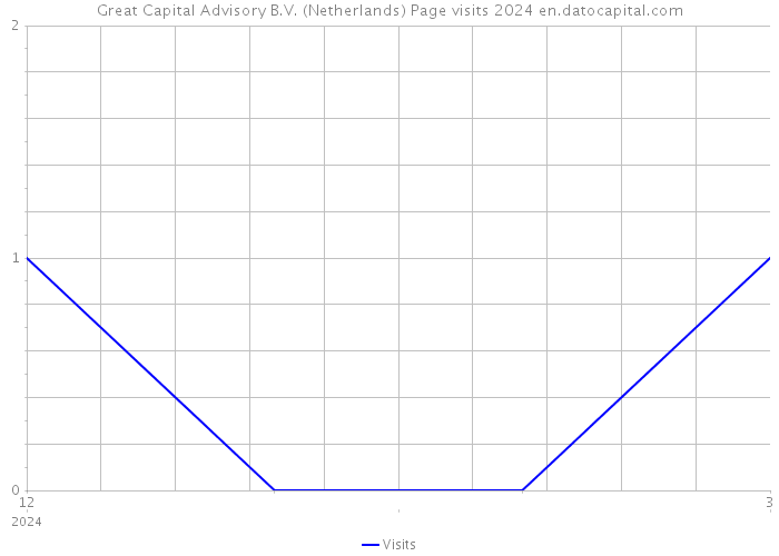 Great Capital Advisory B.V. (Netherlands) Page visits 2024 