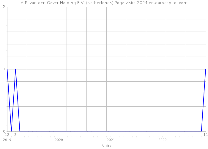 A.P. van den Oever Holding B.V. (Netherlands) Page visits 2024 