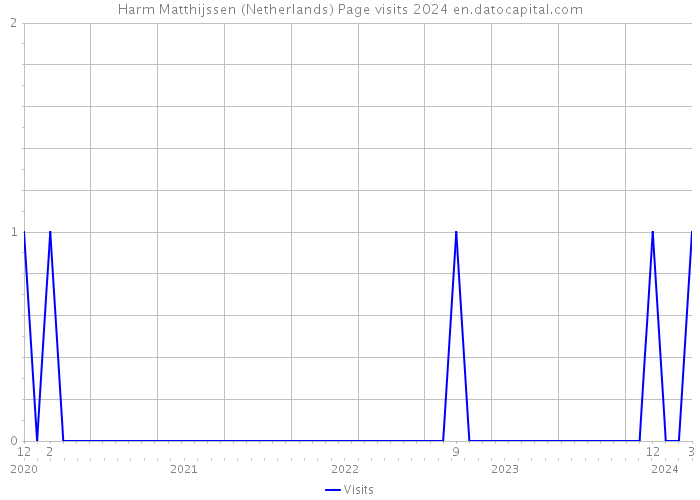 Harm Matthijssen (Netherlands) Page visits 2024 