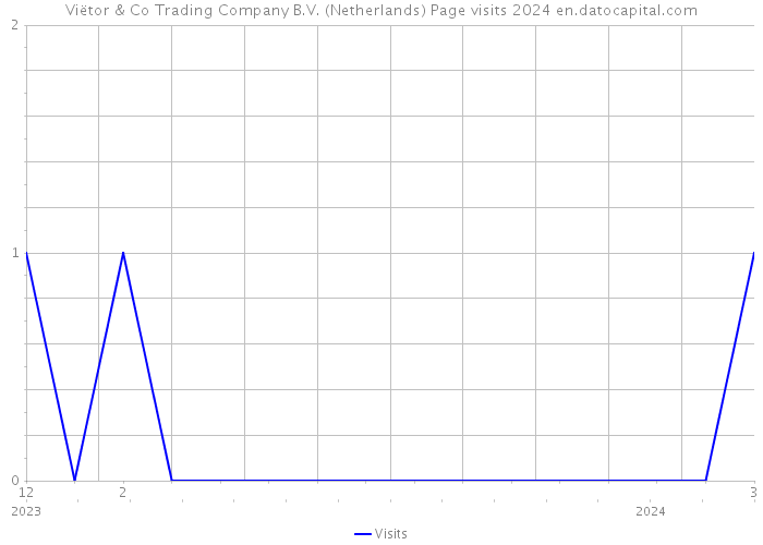 Viëtor & Co Trading Company B.V. (Netherlands) Page visits 2024 
