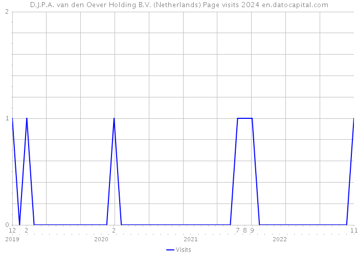 D.J.P.A. van den Oever Holding B.V. (Netherlands) Page visits 2024 