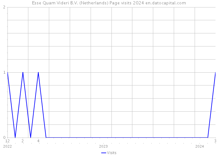 Esse Quam Videri B.V. (Netherlands) Page visits 2024 