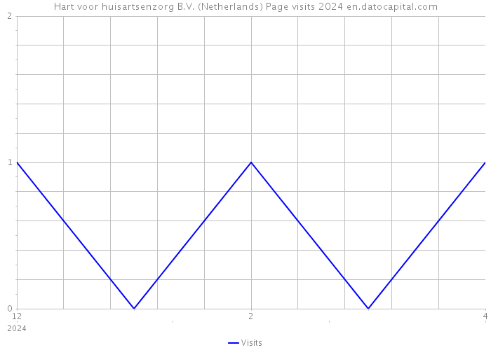 Hart voor huisartsenzorg B.V. (Netherlands) Page visits 2024 