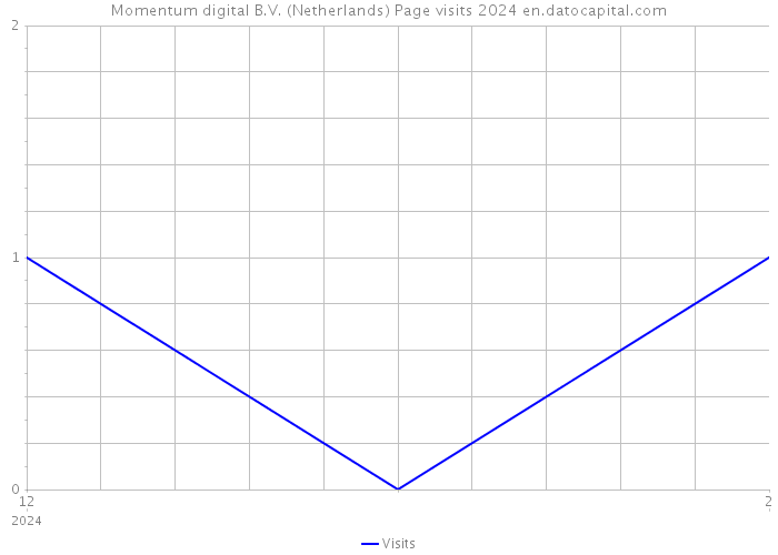 Momentum digital B.V. (Netherlands) Page visits 2024 